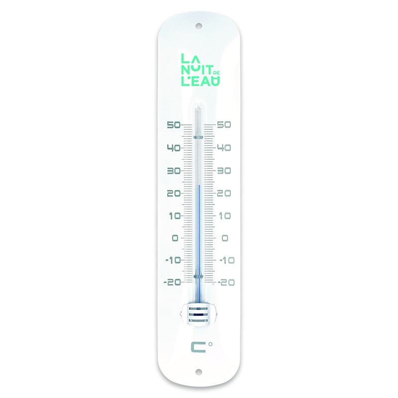 THERMOMETRE METAL LAQUE 30CM