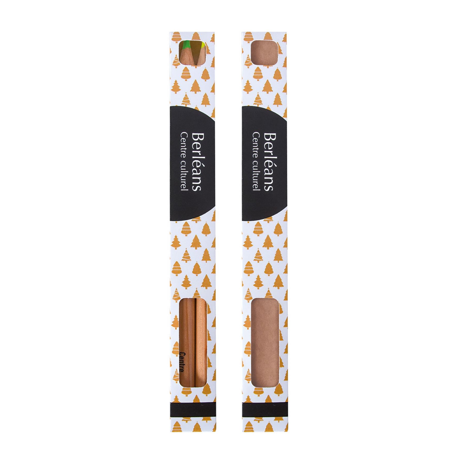 Etui Carton Kraft 2 Crayons