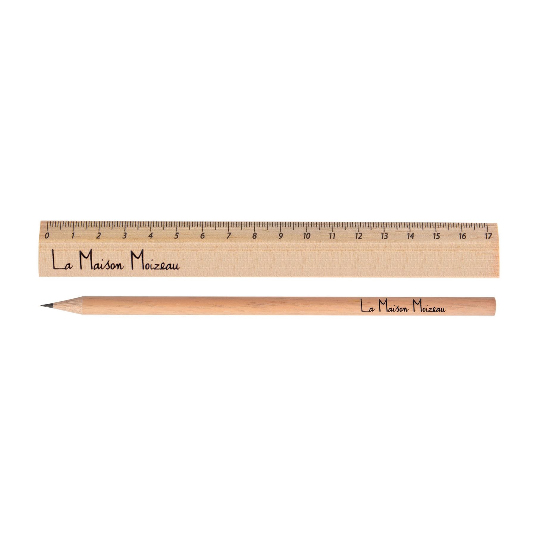 Kit Eco Comprenant 1 Regle Bois Eco 17 Cm