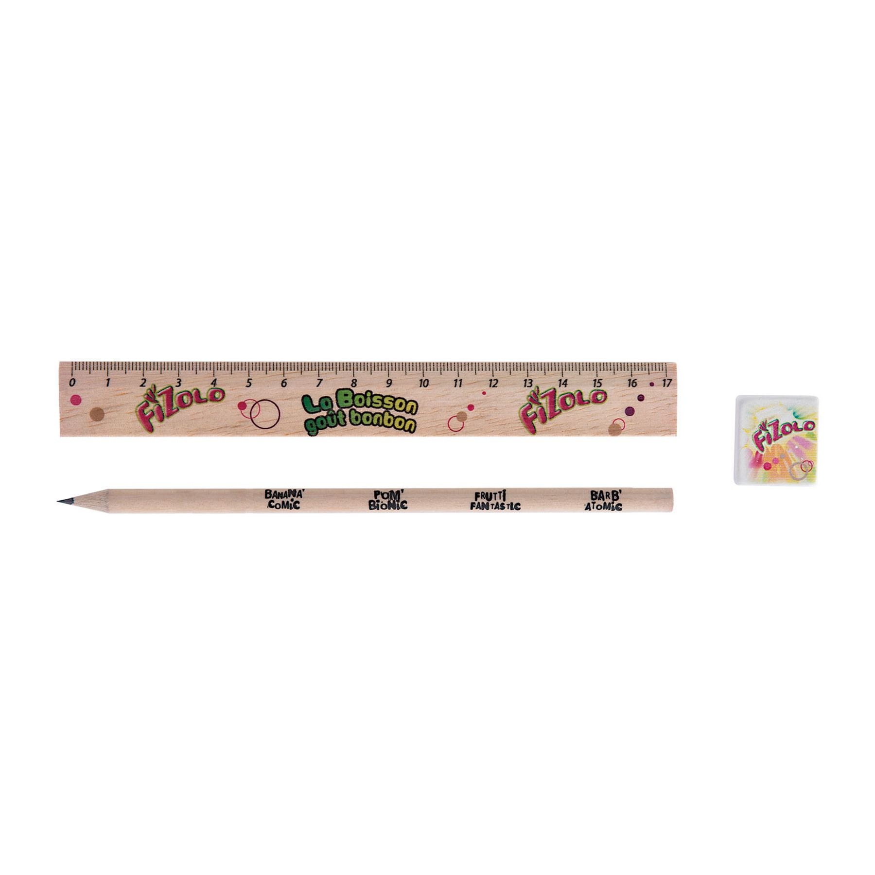 Kit Eco Comprenant 1 Regle Bois Eco 17 Cm