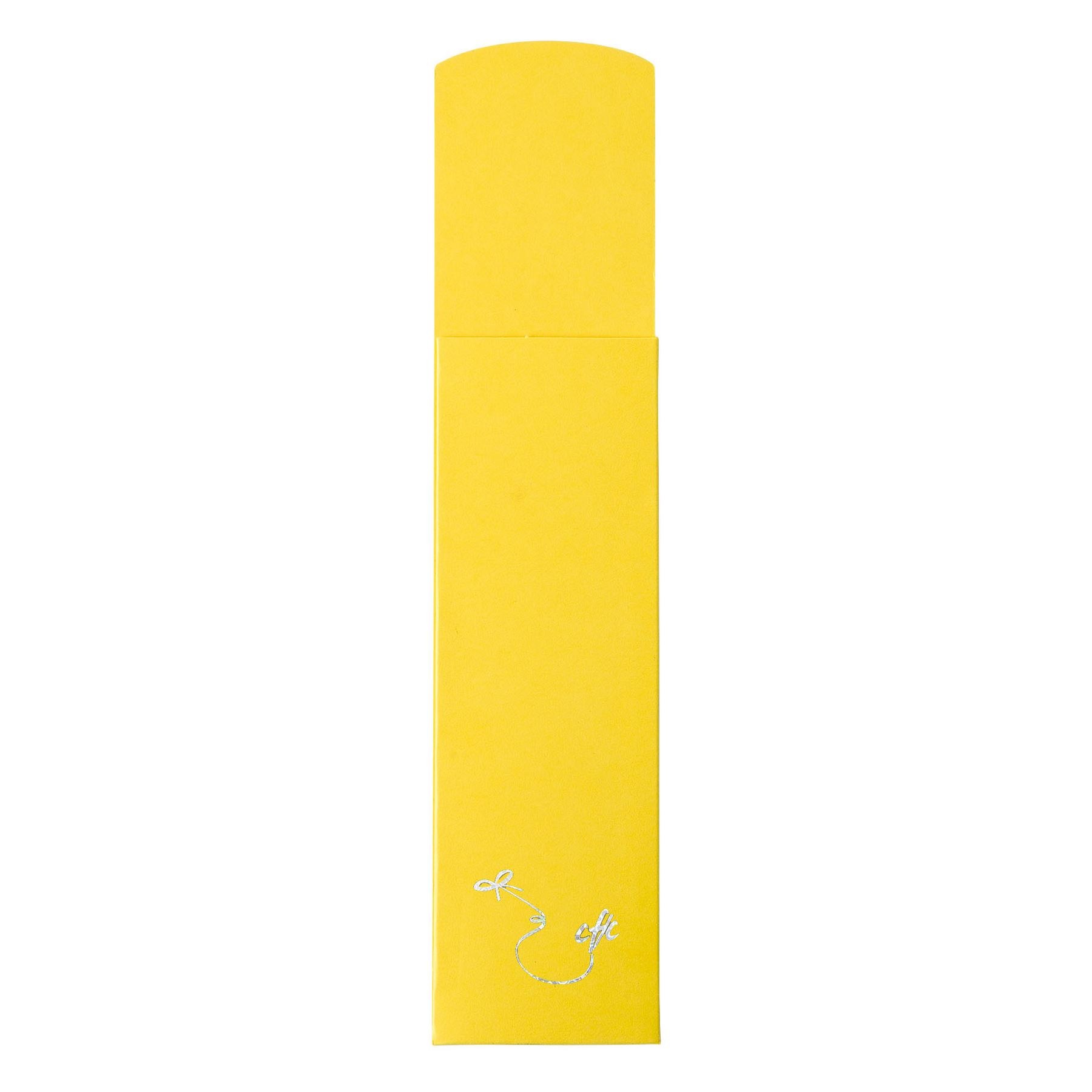 Etui Papier Jaune 2 Crayons