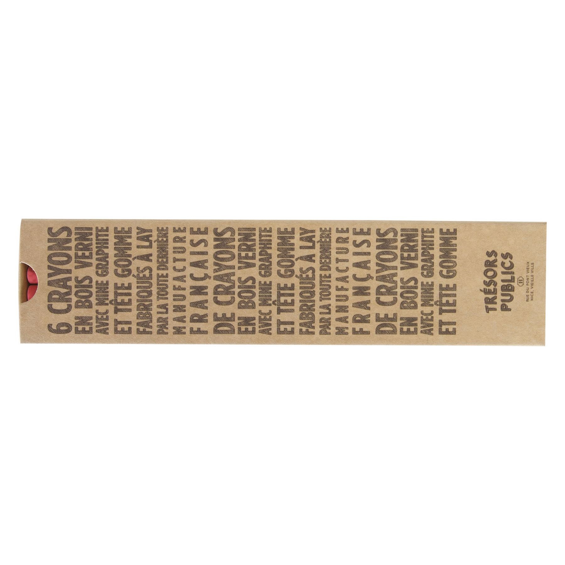 Etui-Fourreau Kraft 3 Crayons