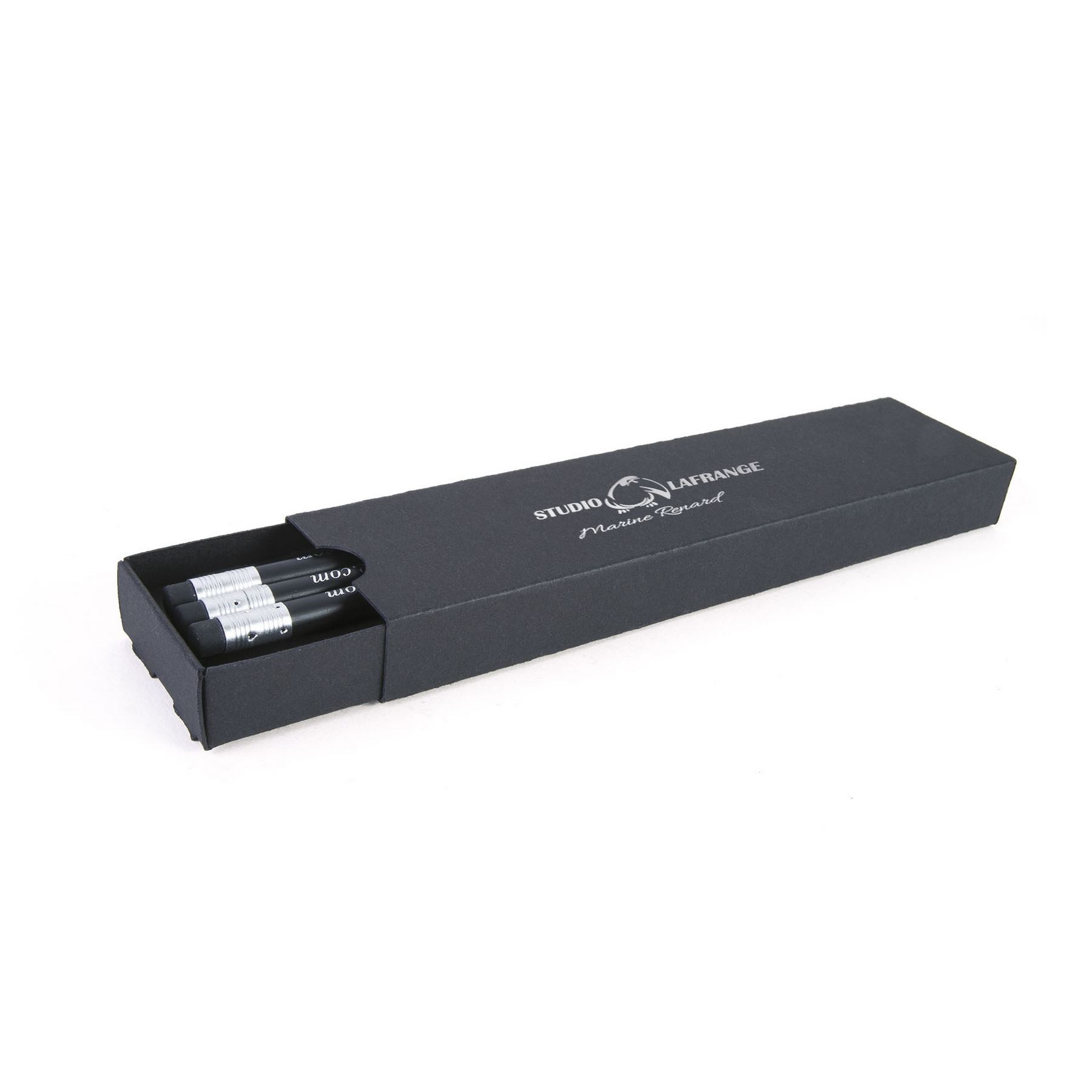 Etui-Fourreau Black 3 Crayons