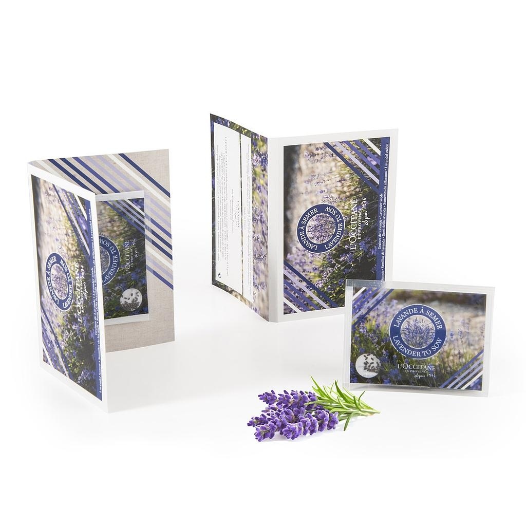 CARTE ÉCOLO À PERSONNALISER AVEC SACHET DE GRAINES