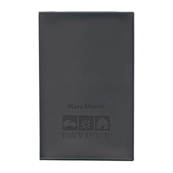 Porte-carte grise pvc mat (+Incrustation IN11)