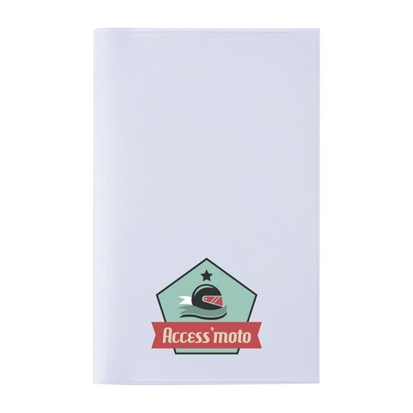 Porte-carte grise pvc stand. (+Quadri numérique QV11)