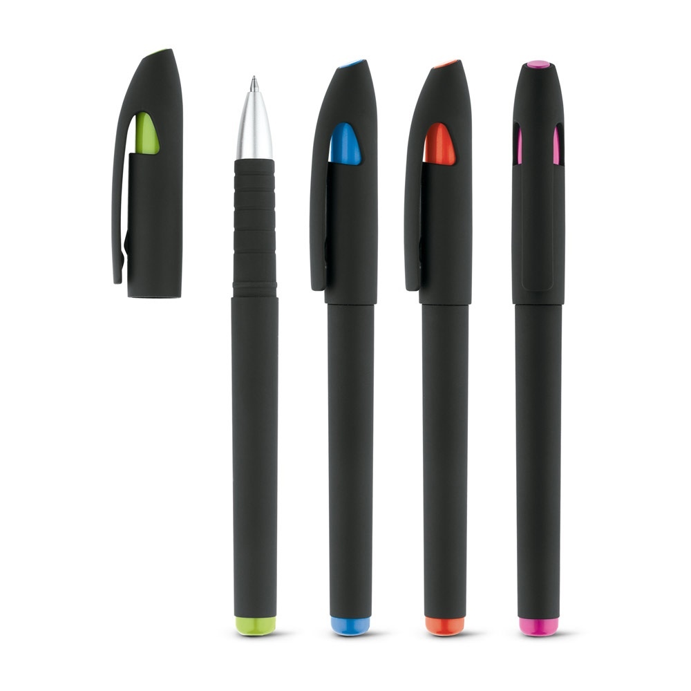 SPACIAL. Stylo avec capuchon et clip en ABS