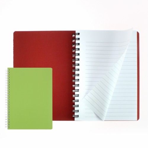 Cahier spiral couv cuir