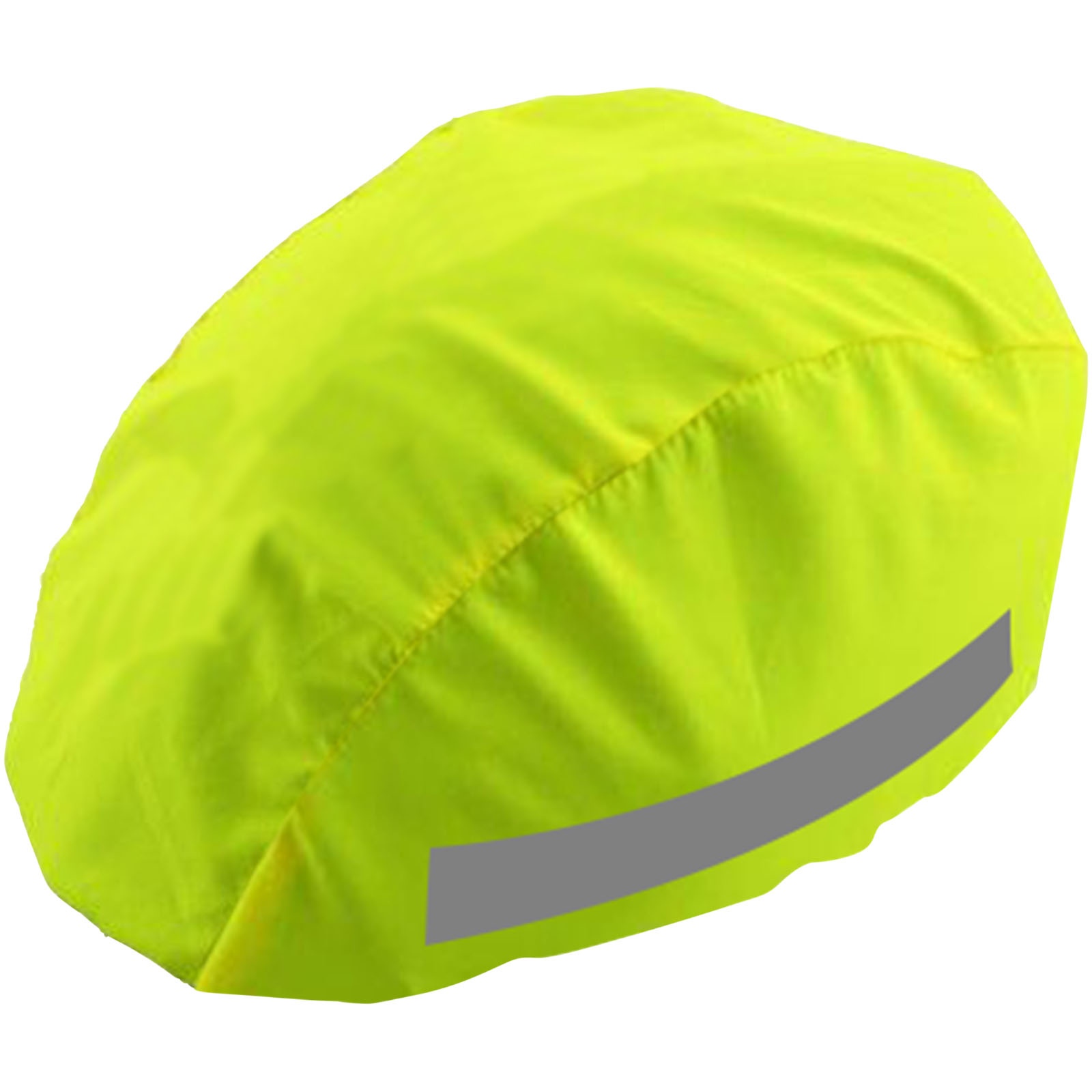 Housse de casque imperméable réfléchissante à 360° jaune