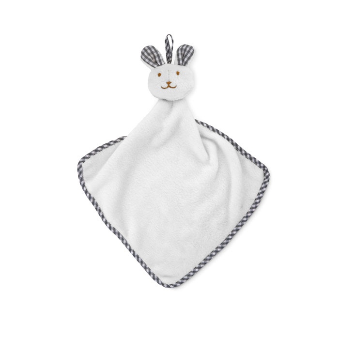 HUG ME - Serviette lapin en peluche