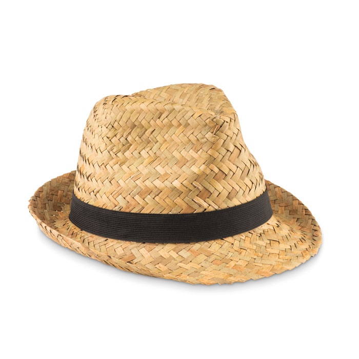 MONTEVIDEO - Chapeau en paille naturelle