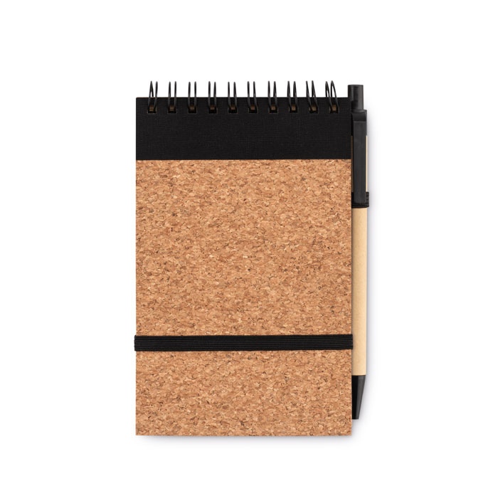 SONORACORK - Carnet A6 en liège avec stylo