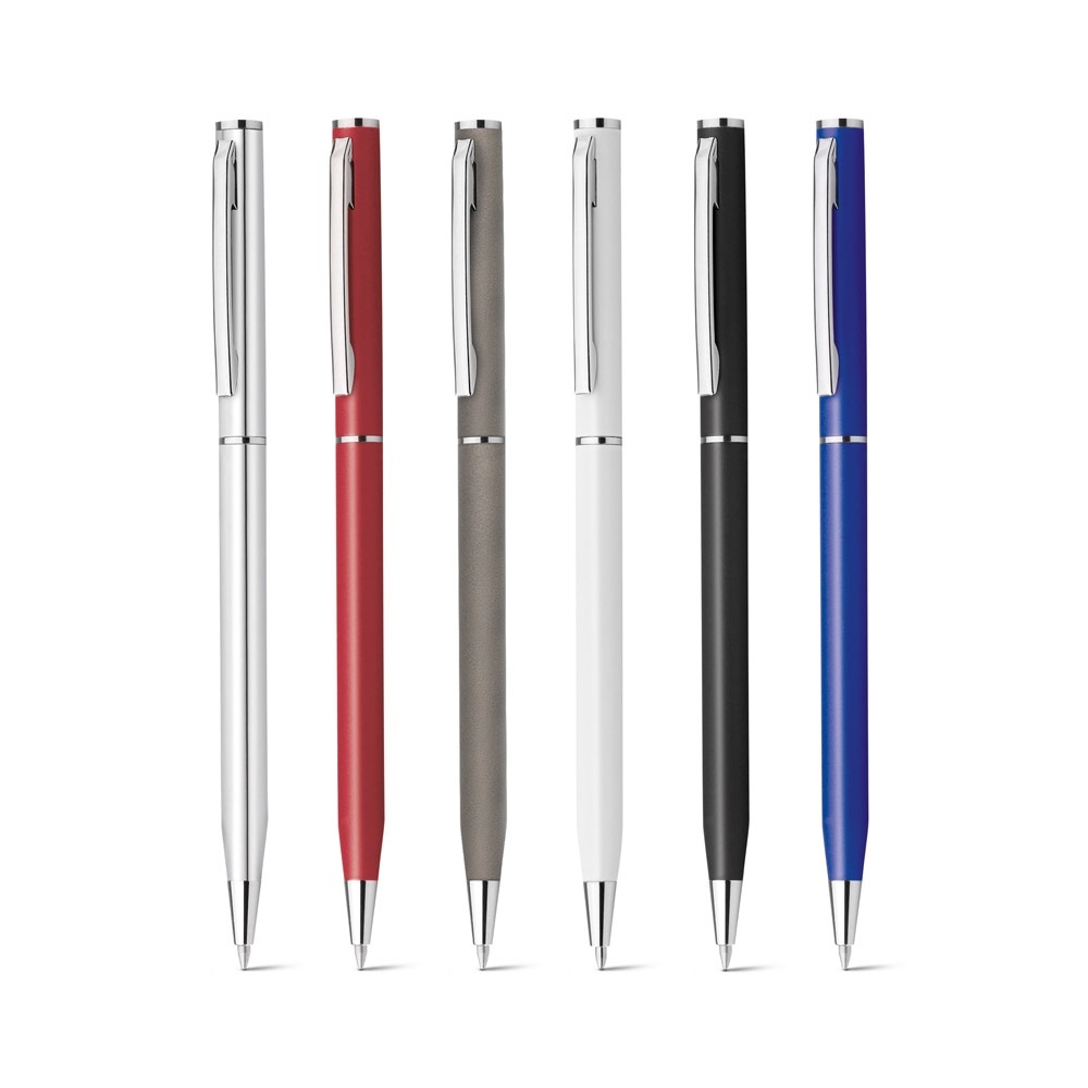LESLEY METALLIC. Stylo en métal avec clip