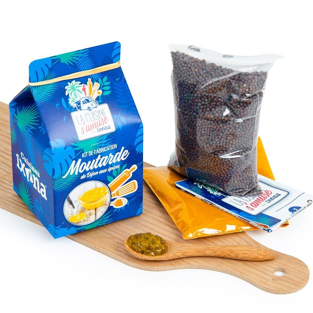 MINI COFFRET QUADRI POUR RÉALISER SA MOUTARDE DE DIJON
