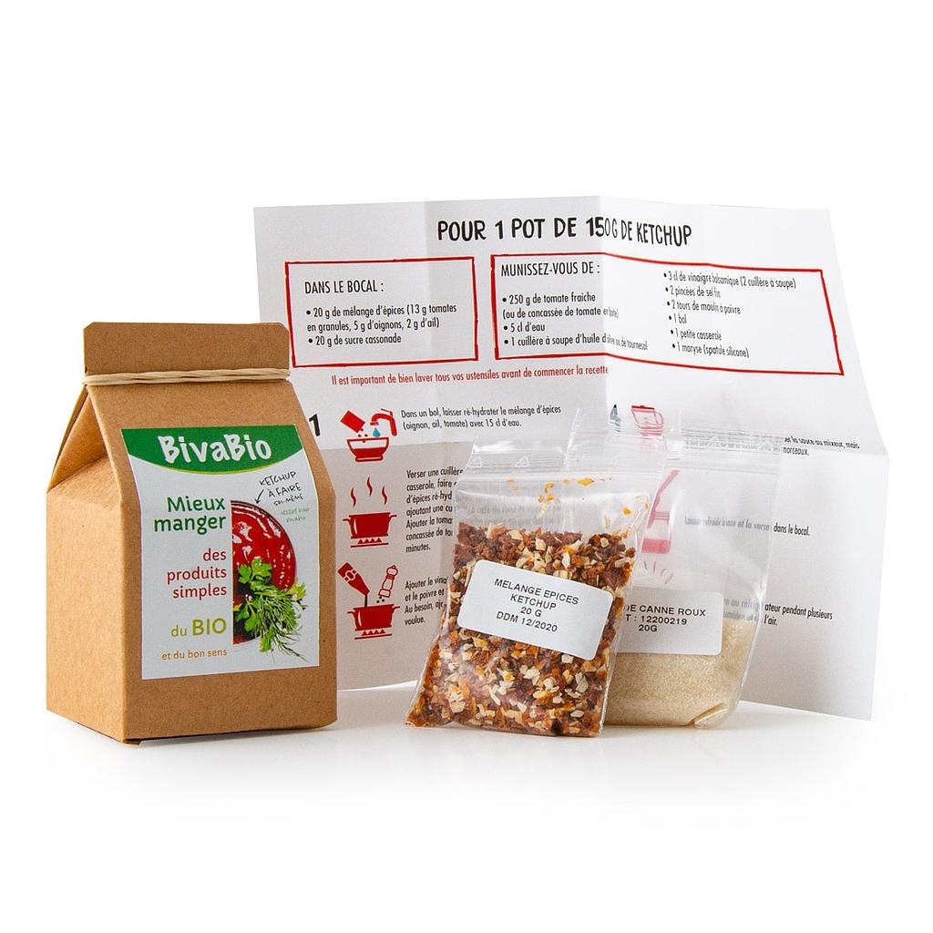 MINI COFFRET KRAFT POUR RÉALISER SON KETCHUP