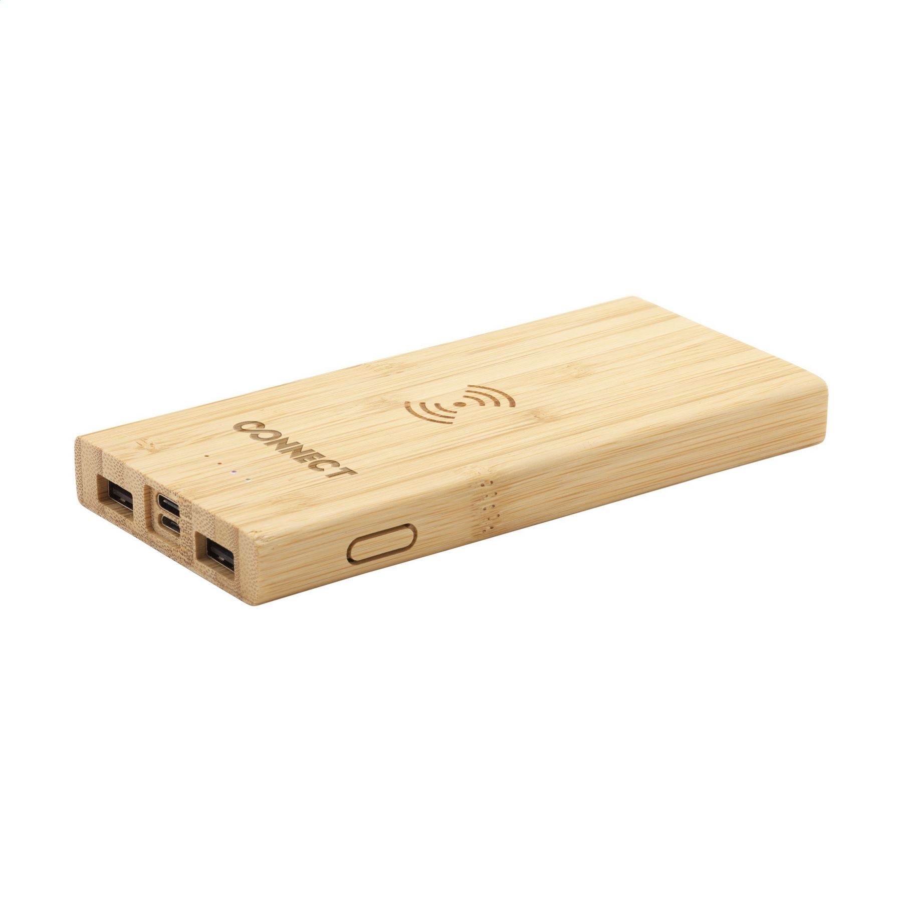 Powerbank Bamboo sans fil 8000 mAh