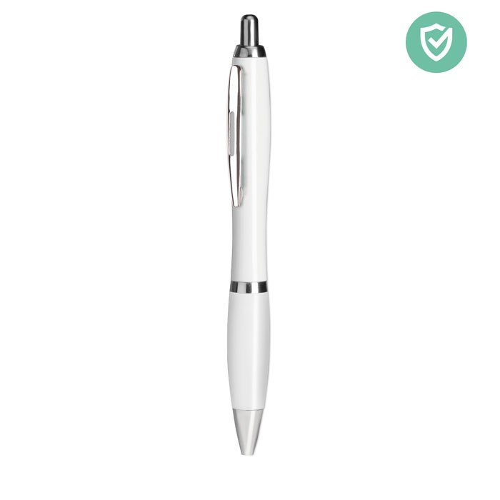 Stylo personnalisable avec corps antibactrien