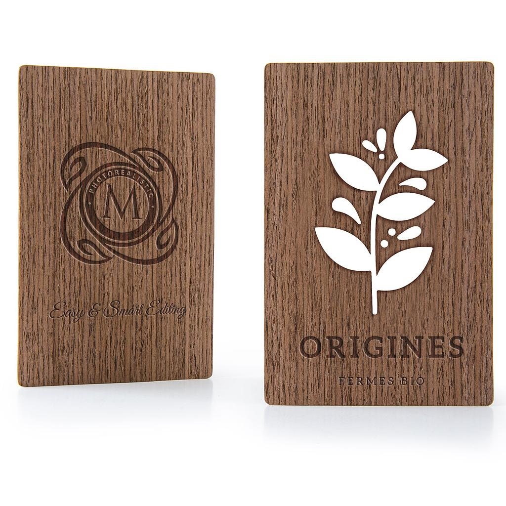 CARTE POSTALE EN BOIS FORMAT A6
