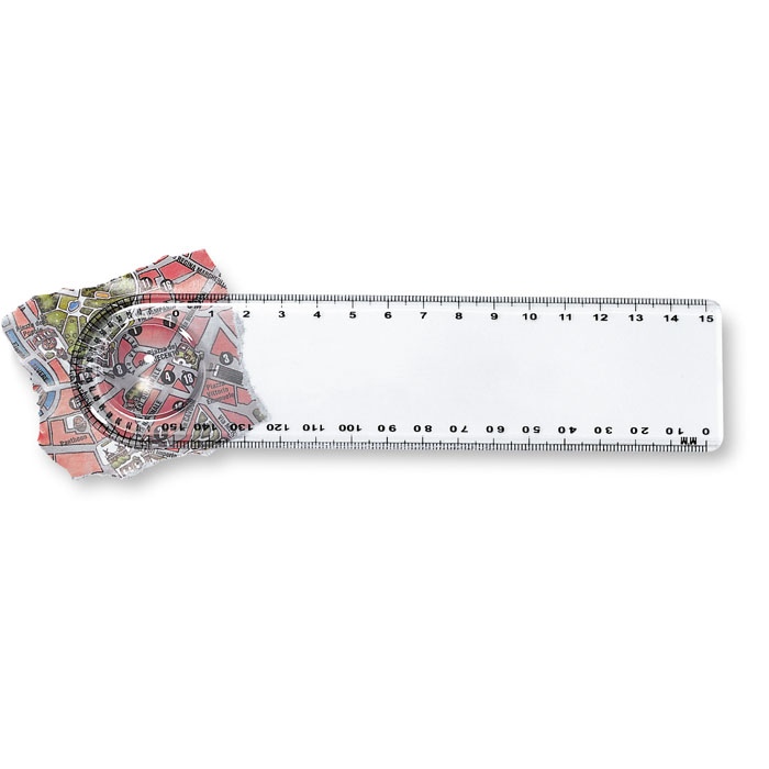 LASTA - Règle transparente avec loupe