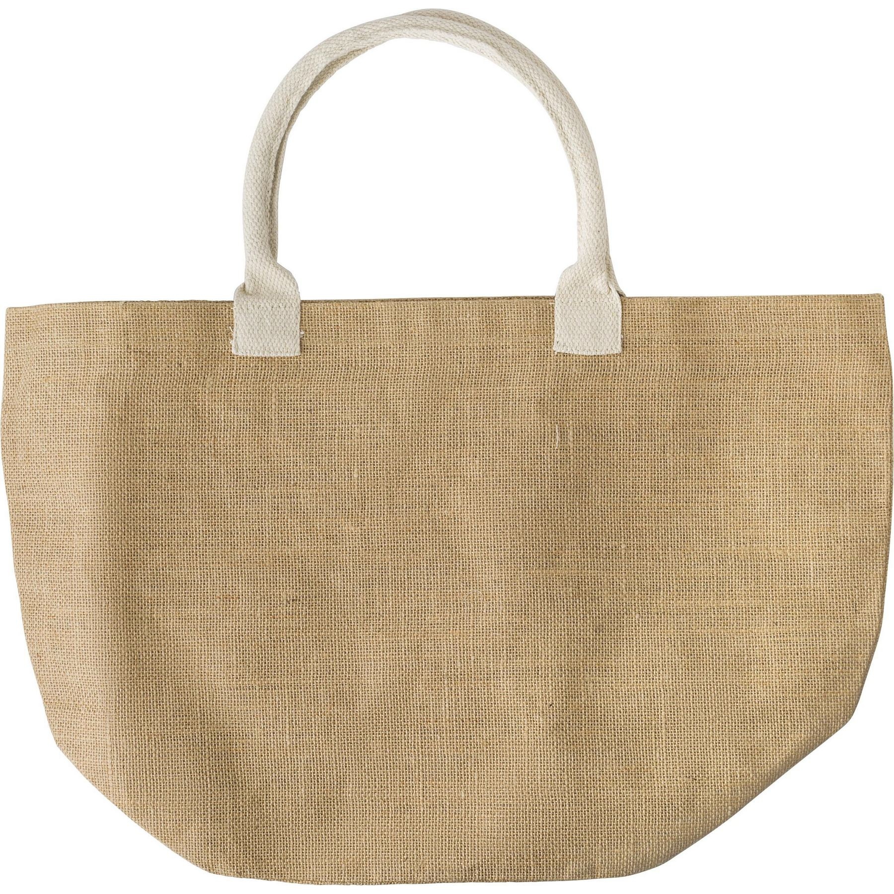 Sac shopping bag en toile de jute Zac