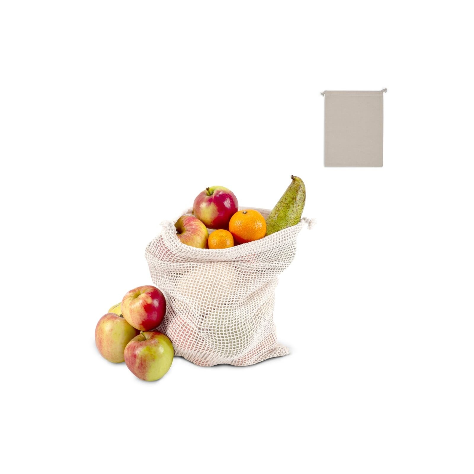 Sac de courses, réutilisable, en coton OEKO-TEX® 25x30cm