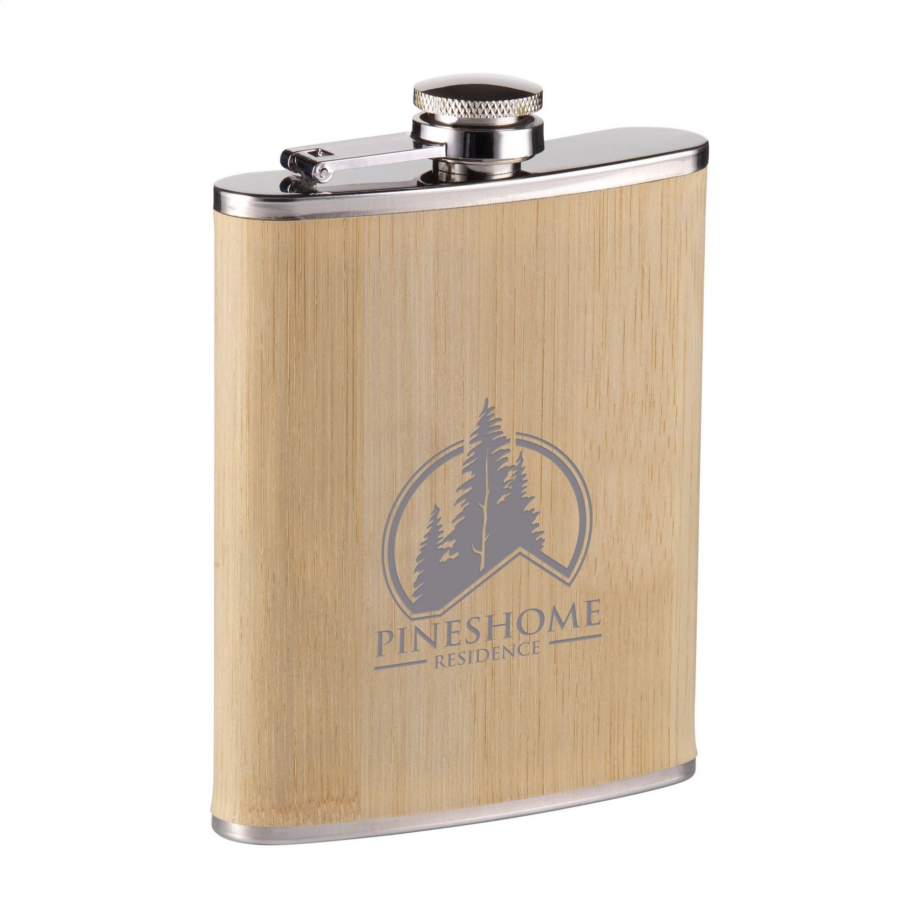 Hipflask Bamboo 200 ml gourde