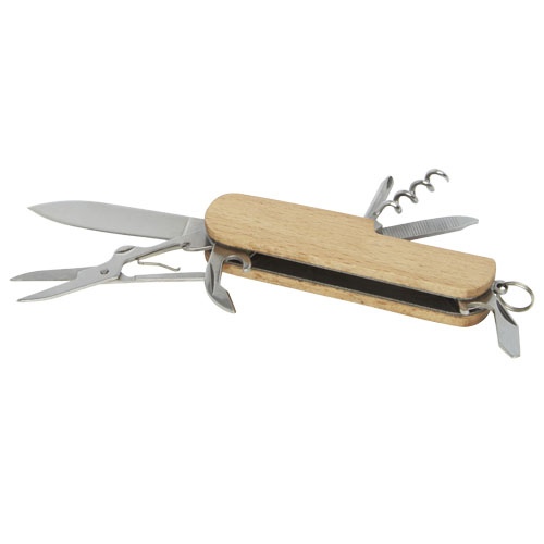 Couteau de poche Richard en bois à 7 fonctions