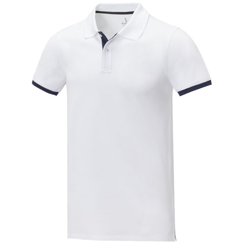 Polo Morgan manches courtes deux tons homme