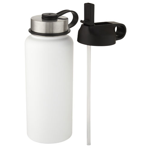 Bouteille de sport isotherme Supra 1 l avec couche de cuivre et 2 couvercles