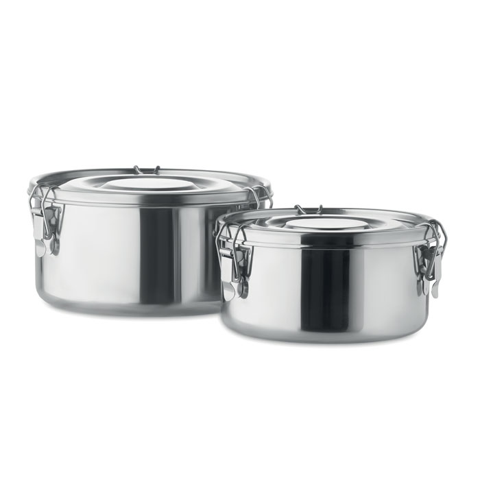 ELLES - Set de 2 boîtes en inox