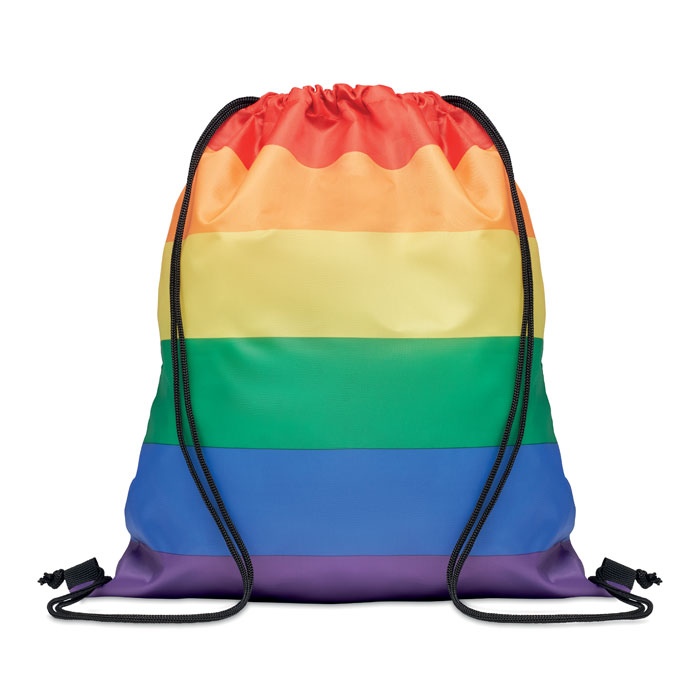 BOW - Sac à cordon arc-en-ciel RPET