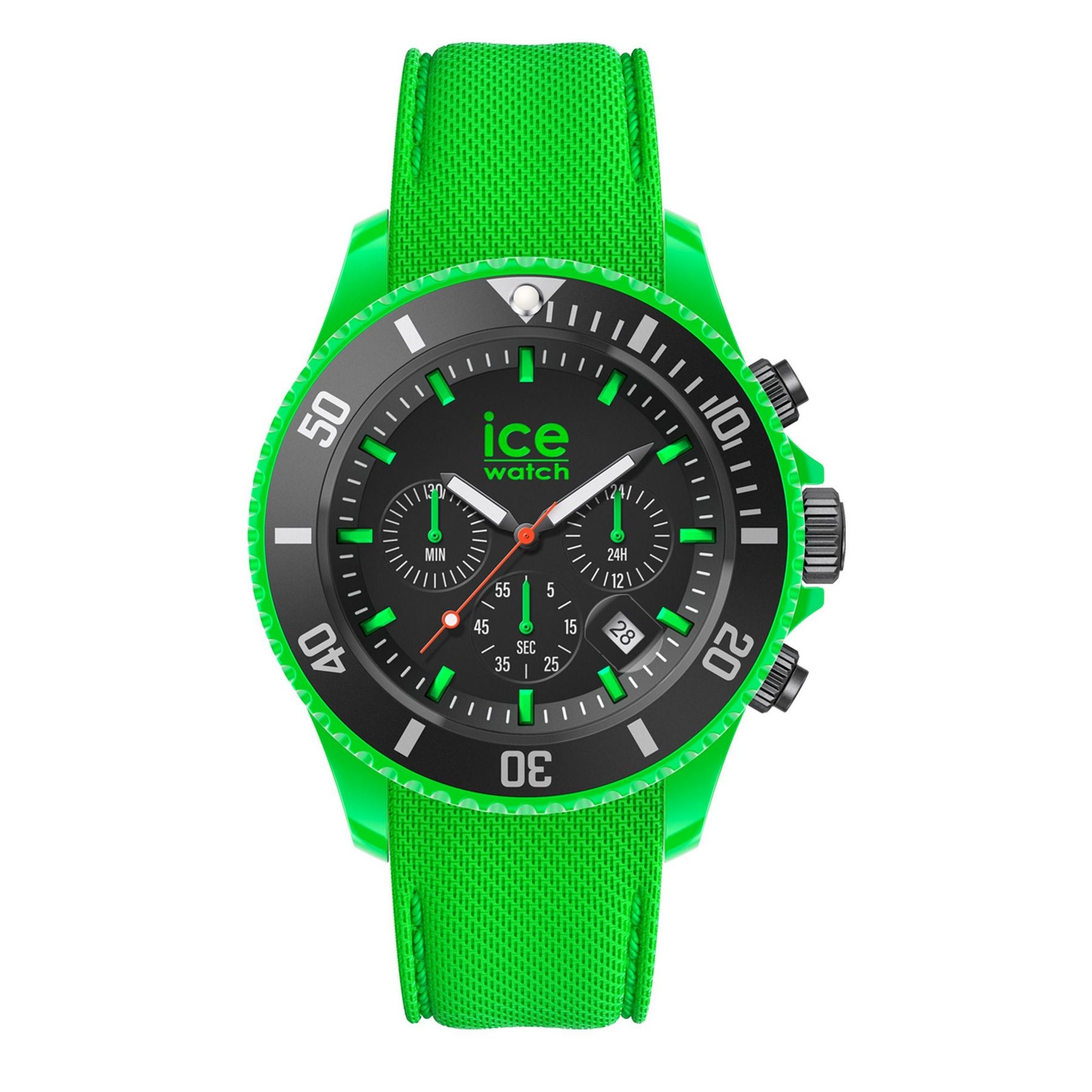 Axxonoil Ice Watch Glow In The Dark Padak ICE Chrono-Neon Vert 