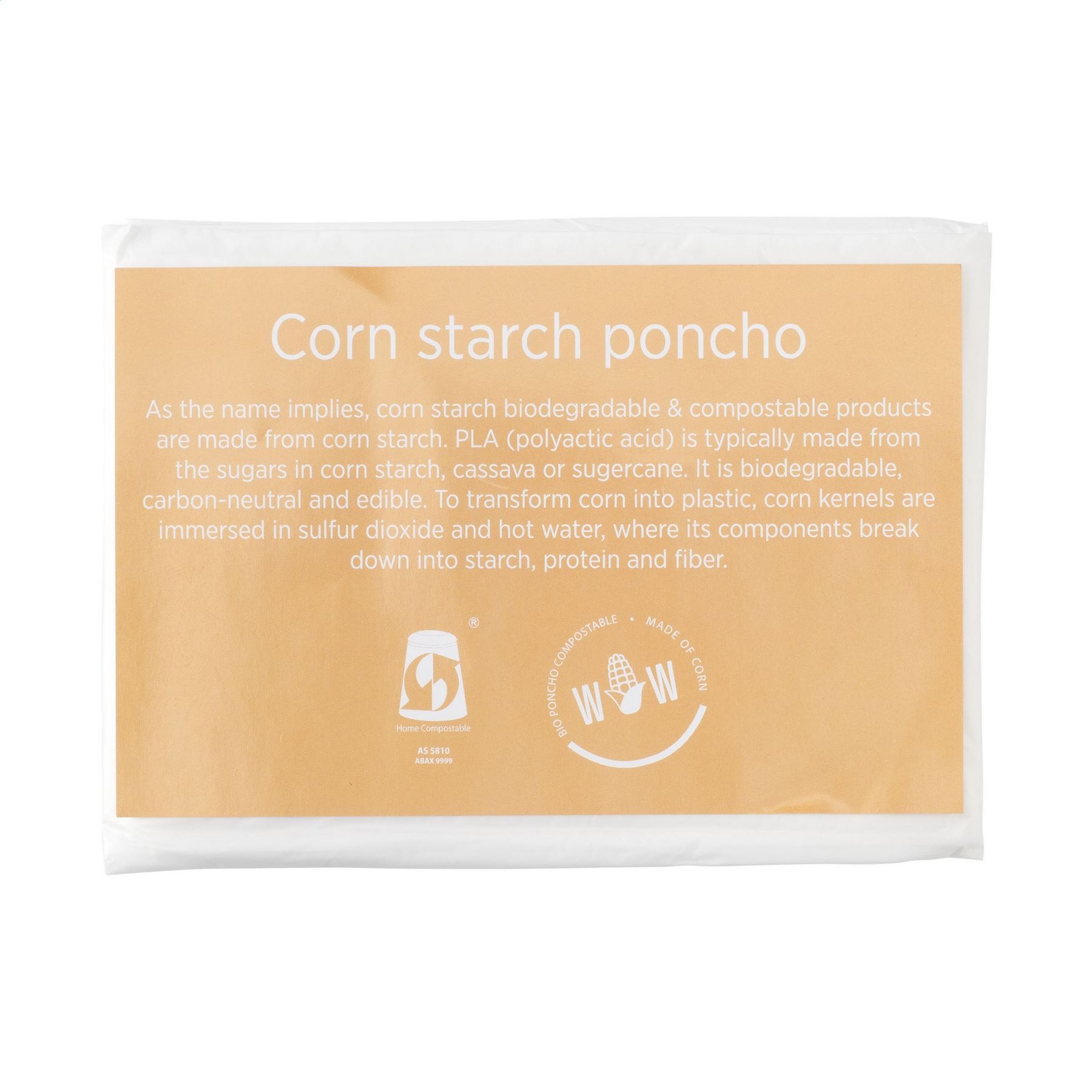 Corn Poncho veste de pluie