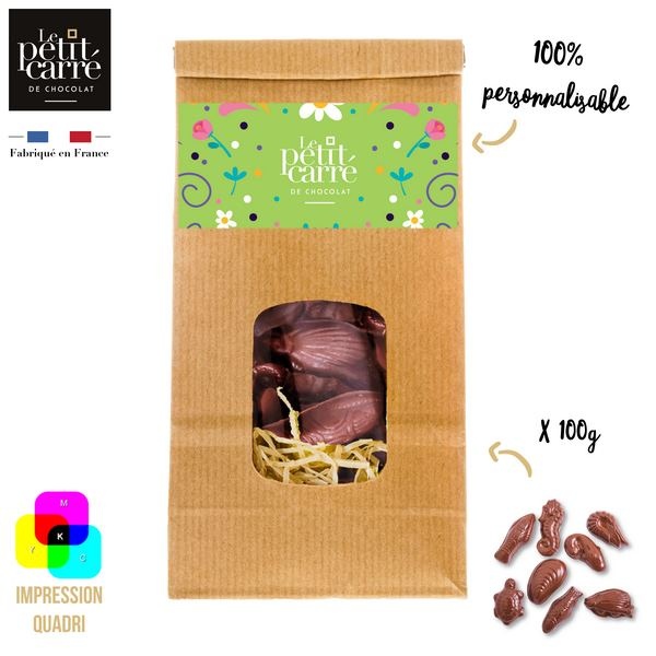 Sachet 100g Friture Lait 41% Bio