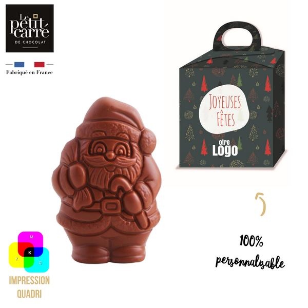 Moulage Père Noël 50g Lait 41% Bio