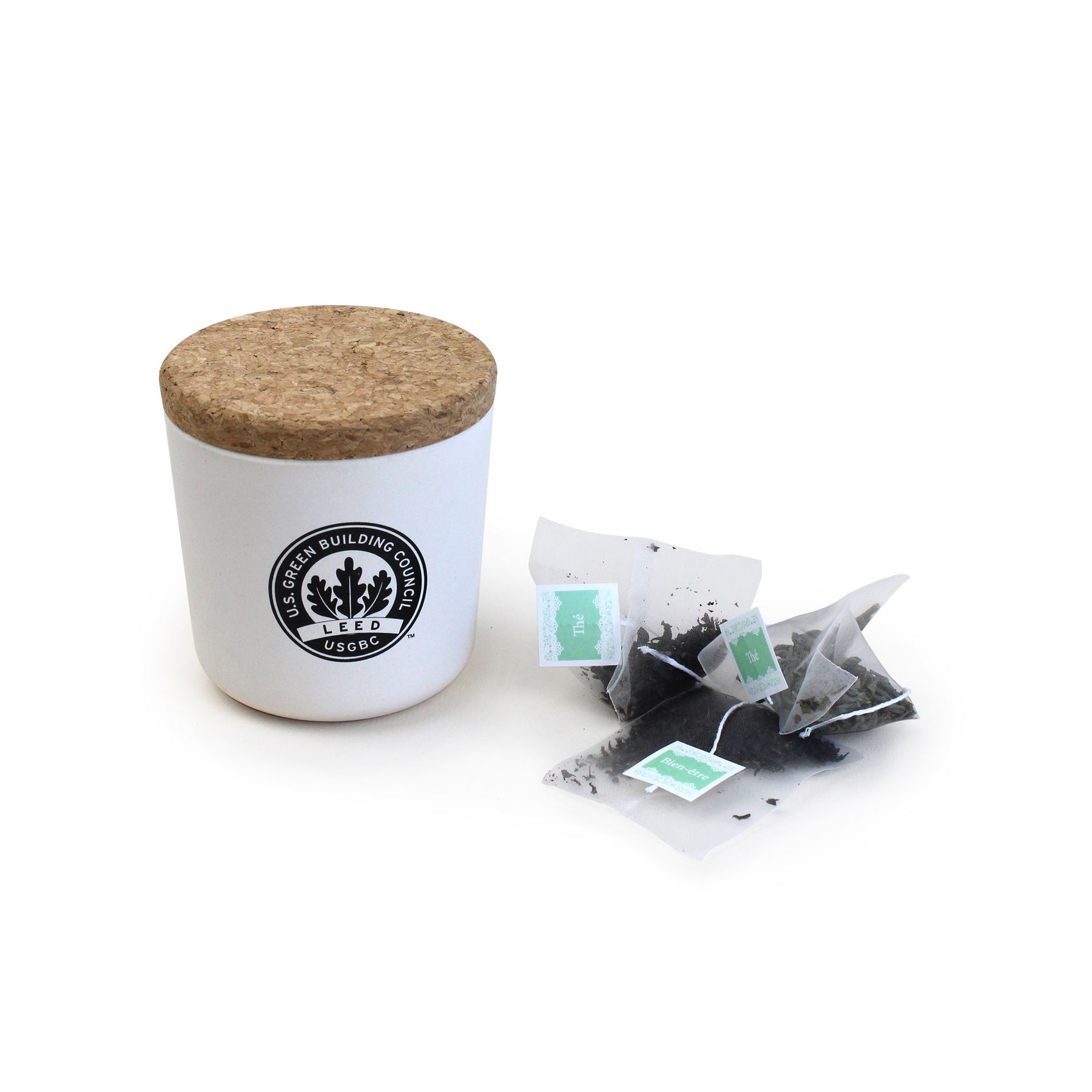 Mug bambou liège collection thés ou tisanes