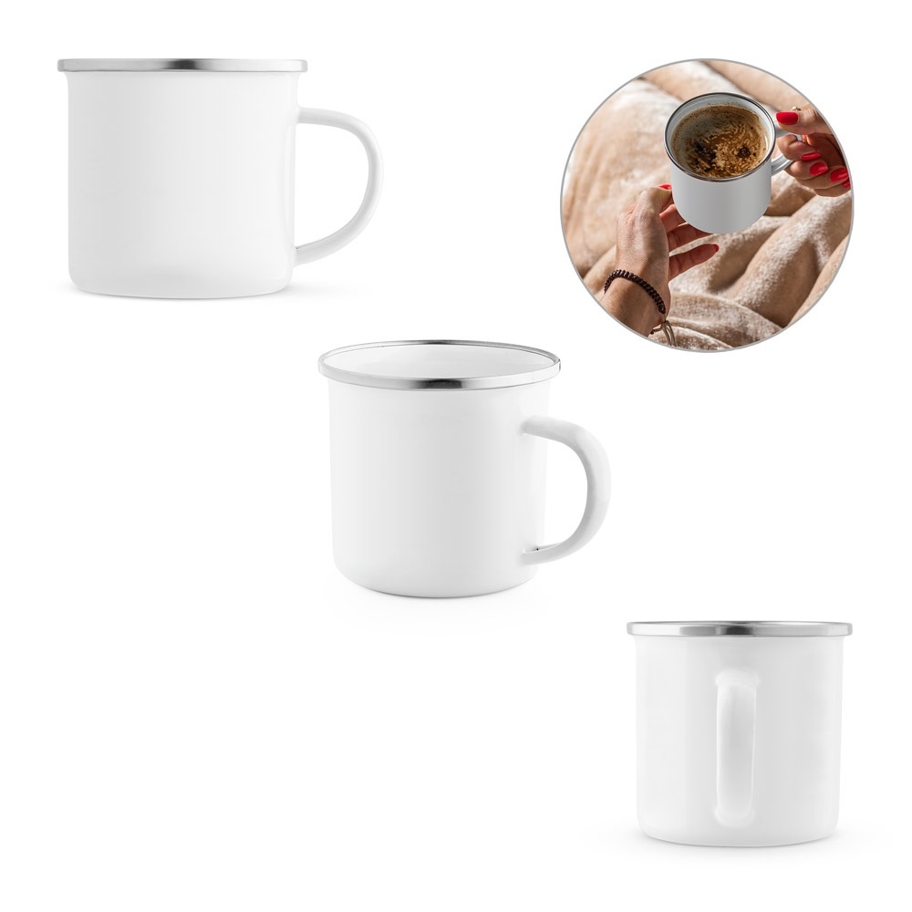 GOTZE SUB. Mug émaillé 350 mL pour sublimation