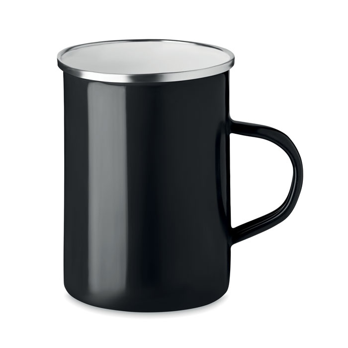 SILVER - Tasse en métal couche d'émail
