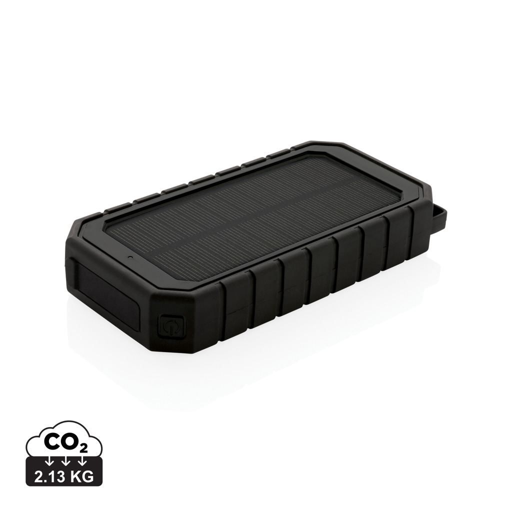 Powerbank solaire 10.000mAh et 10W en plastique recyclé RCS