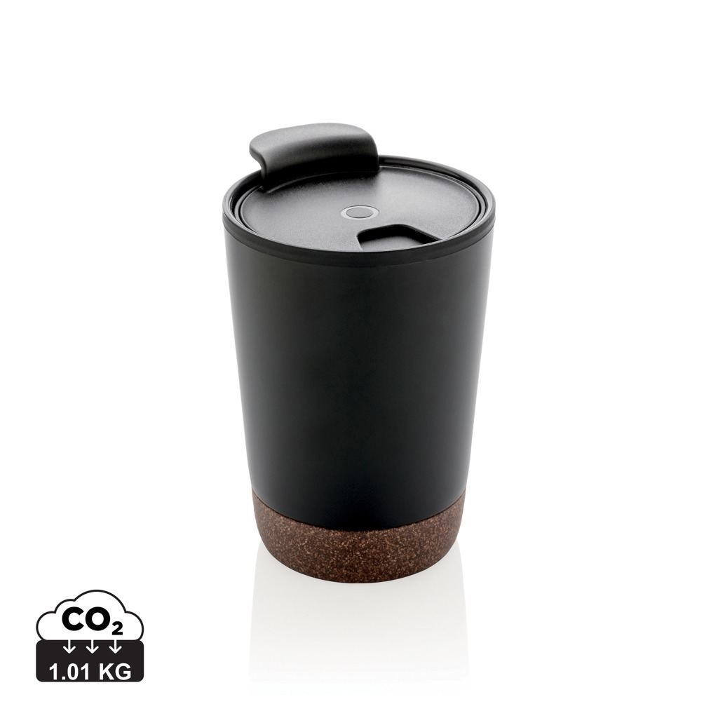Tasse à café en liège et en acier inoxydable GRS