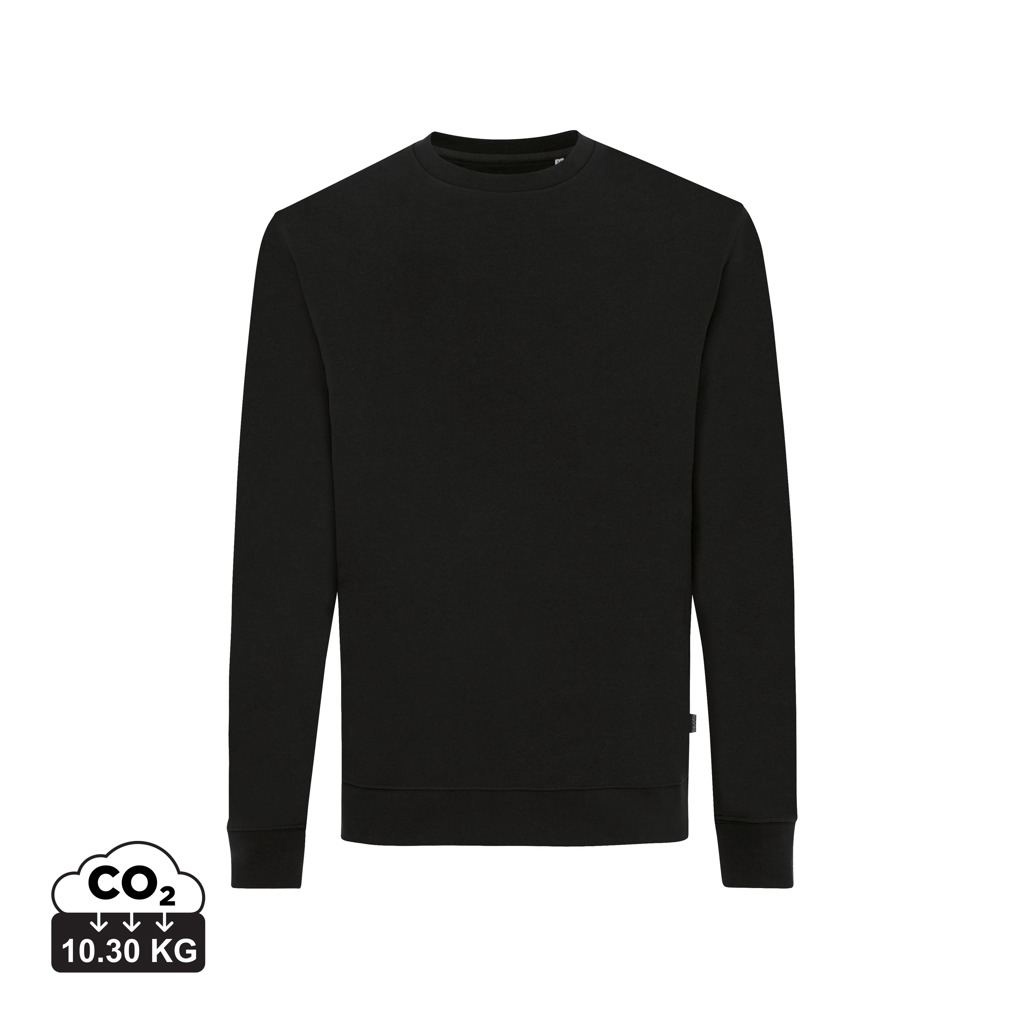 Sweater à col rond en coton recyclé Iqoniq Zion