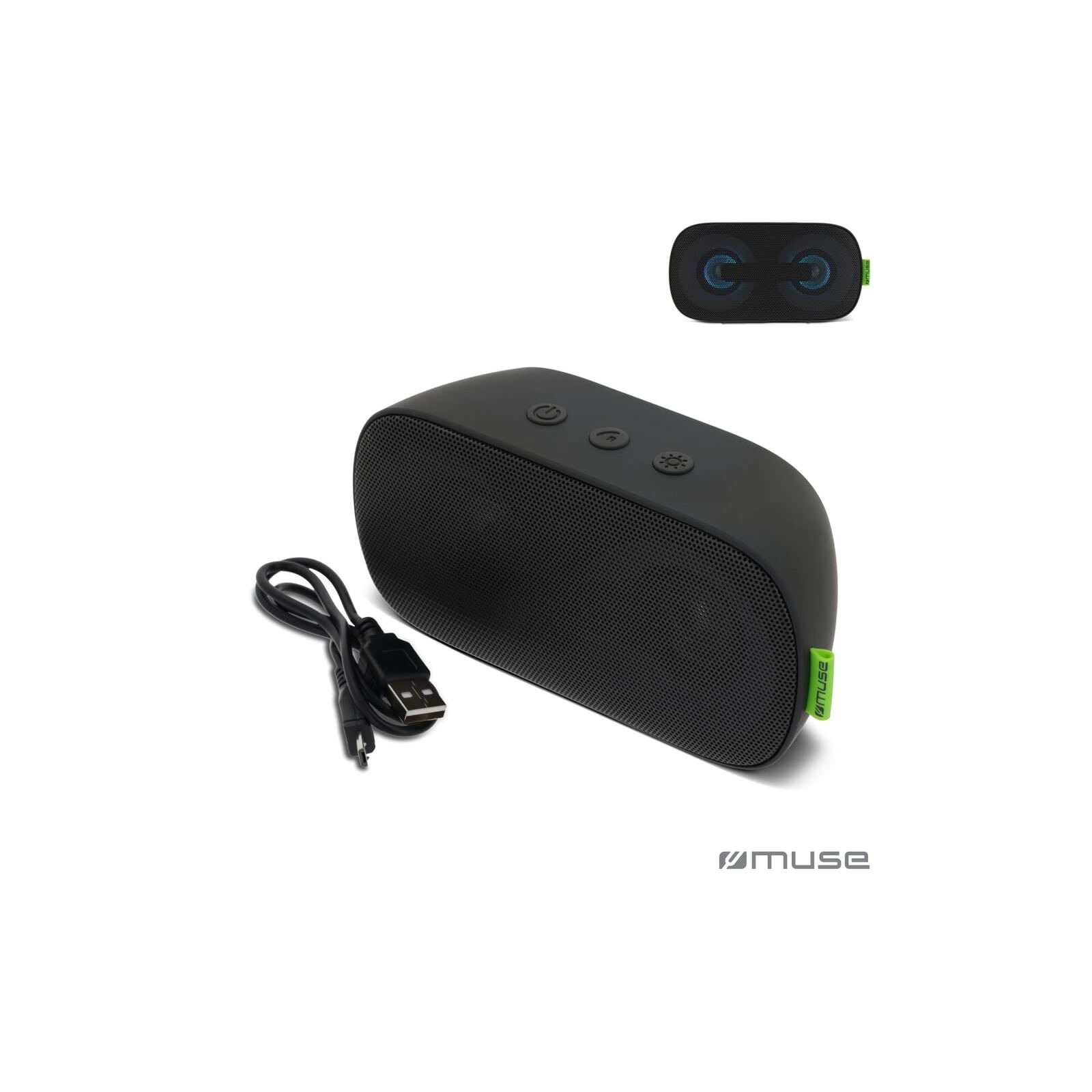 M-370 DJ - Muse 6W Bluetooth Speaker With Ambiance Light