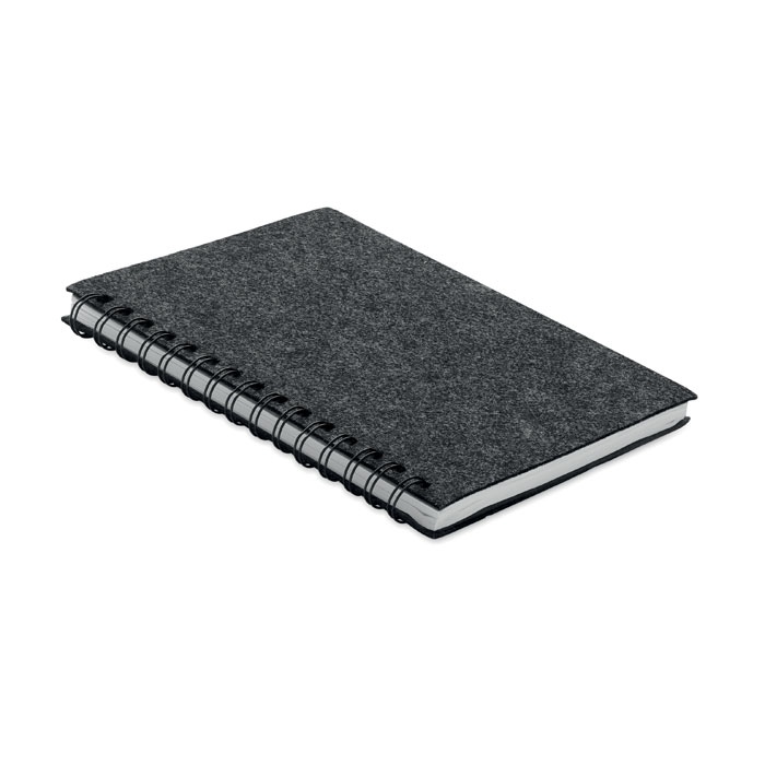 RINGFELT - Carnet A5 couv.en feutre RPET