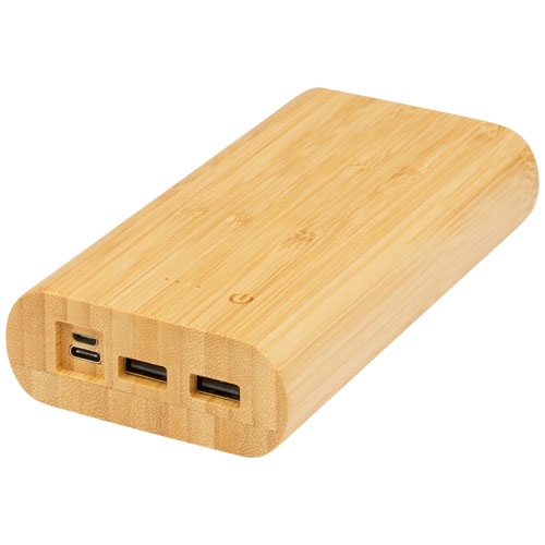 Batterie de secours Tulda de 20,000 mAh en bambou