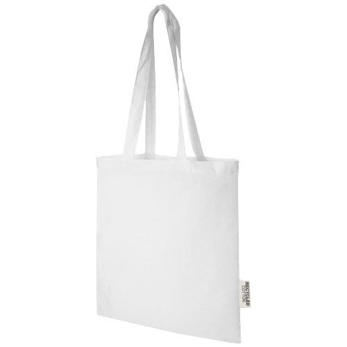 Sac shopping Madras en coton certifié GRS de 140 g/m2 de 7 L