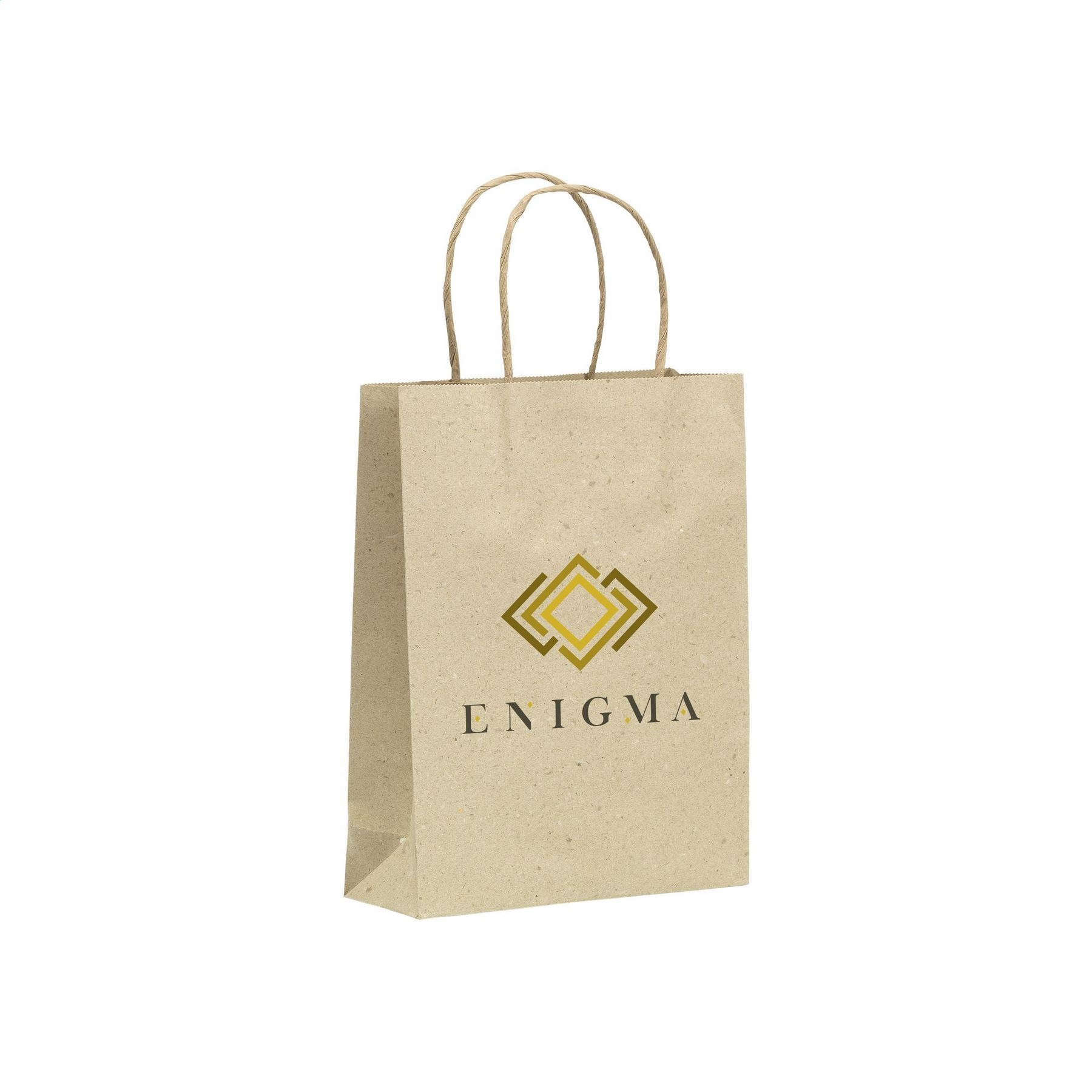 Leaf It Bag papier fibres herbe recyclées (120 g/m²) M