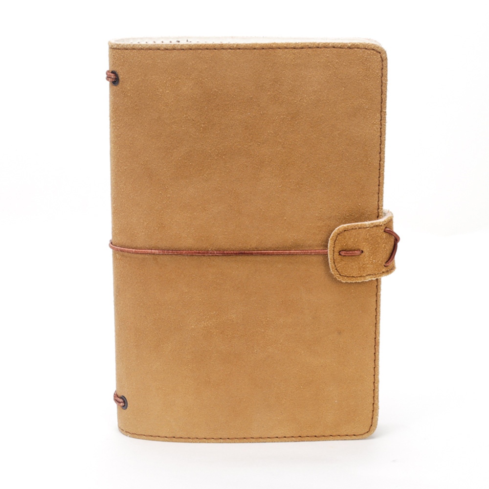 Carnet cuir avec élastique Néha