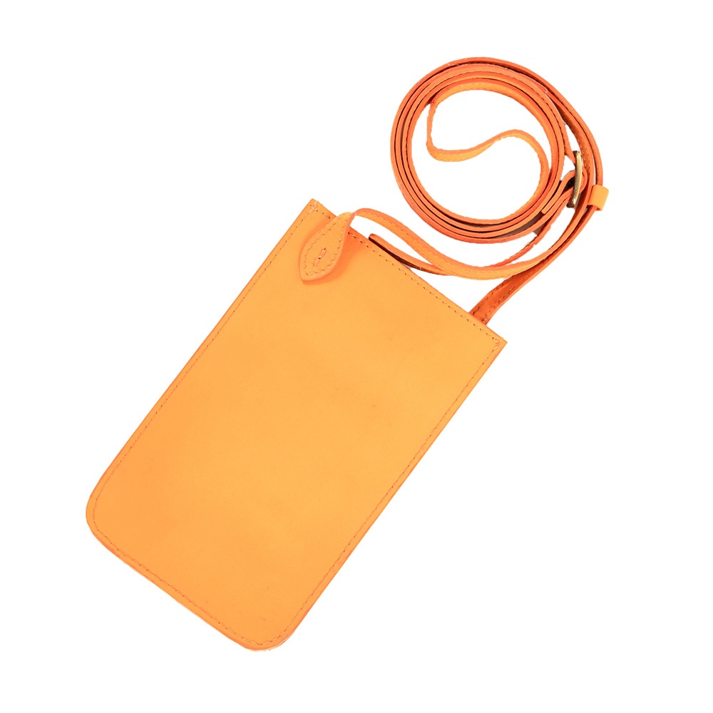 Pochette smartphone cuir Peach