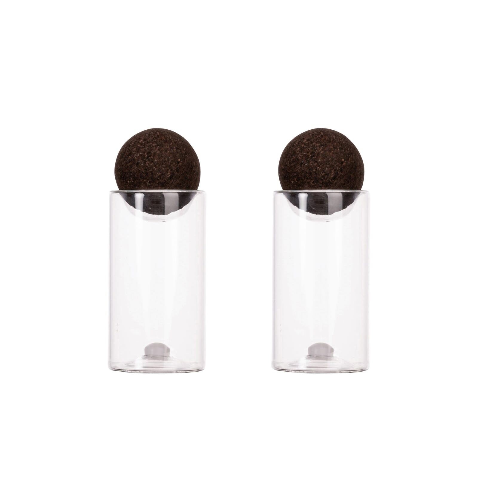 Sagaform Bouchons de liège nature sel/poivre pots, 2 pièces