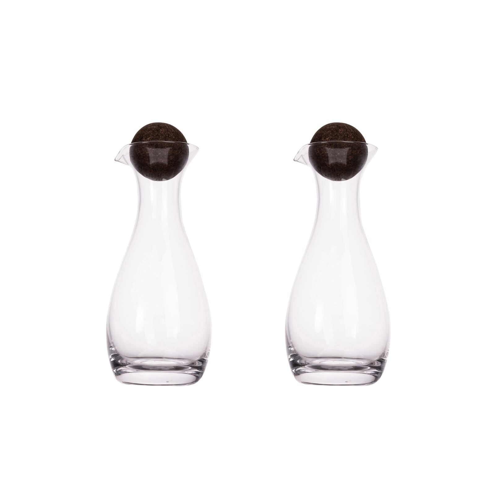 Sagaform Nature Carafes à huile/vinaigre avec bouchons en liège 2 pièces 300ml